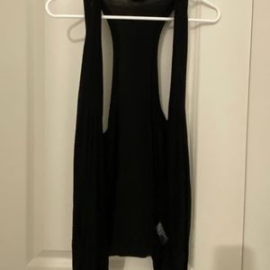 Nordstrom black cotton vest